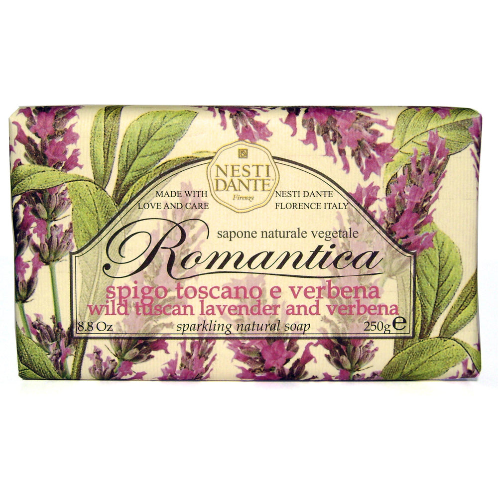 250g sparkling natural soap Wild Tuscan lavender & Verbena