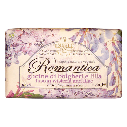 250g Enchanting natural soap Tuscan Wisteria & Lilac