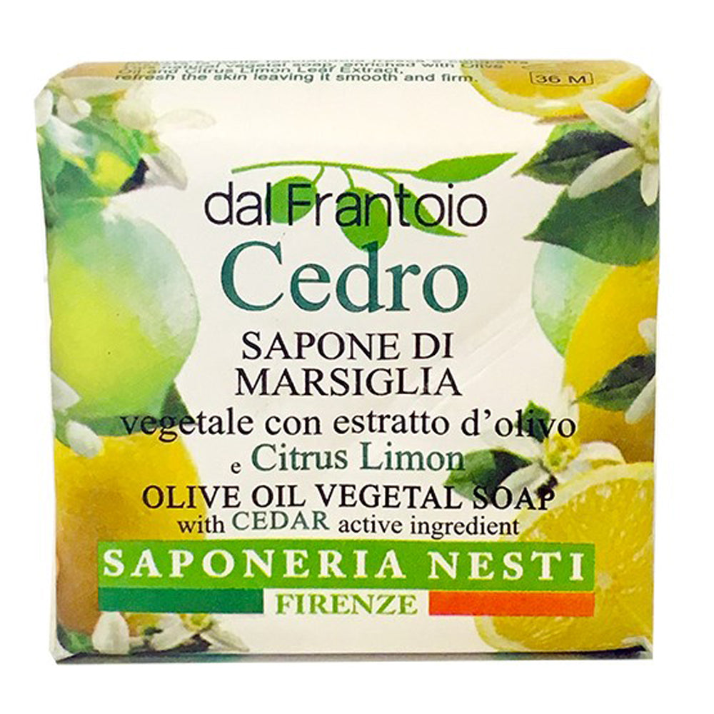 100g Fine natural olive oil soap m/Cedro & citrus