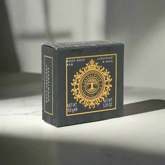 Sandelwood Country Club sæbe bar 150g Cedarwood & Moss