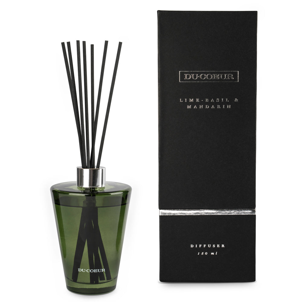 Du Coeur duft diffuser 150ml Lime basil og mandarin