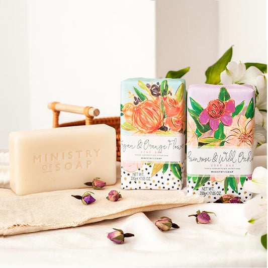 Triple milled soap Bergamot & Amber 200g