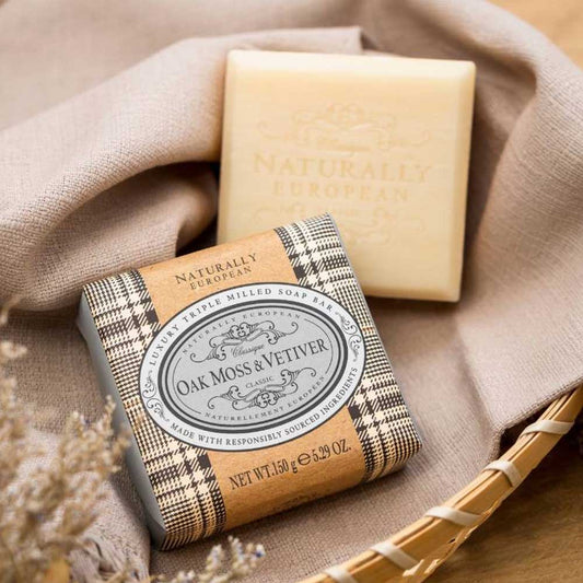 Triple milled soap Oak Moss & Vetiver 150g