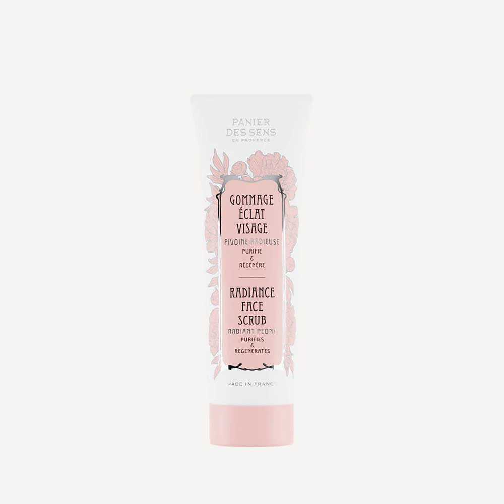 Radiance face scrub peony