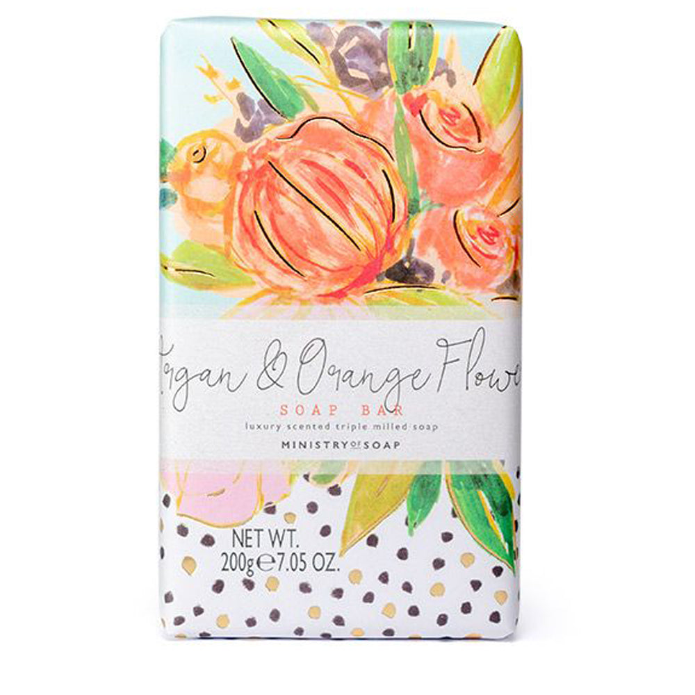 Triple milled soap Argan & Orange Flower 200g