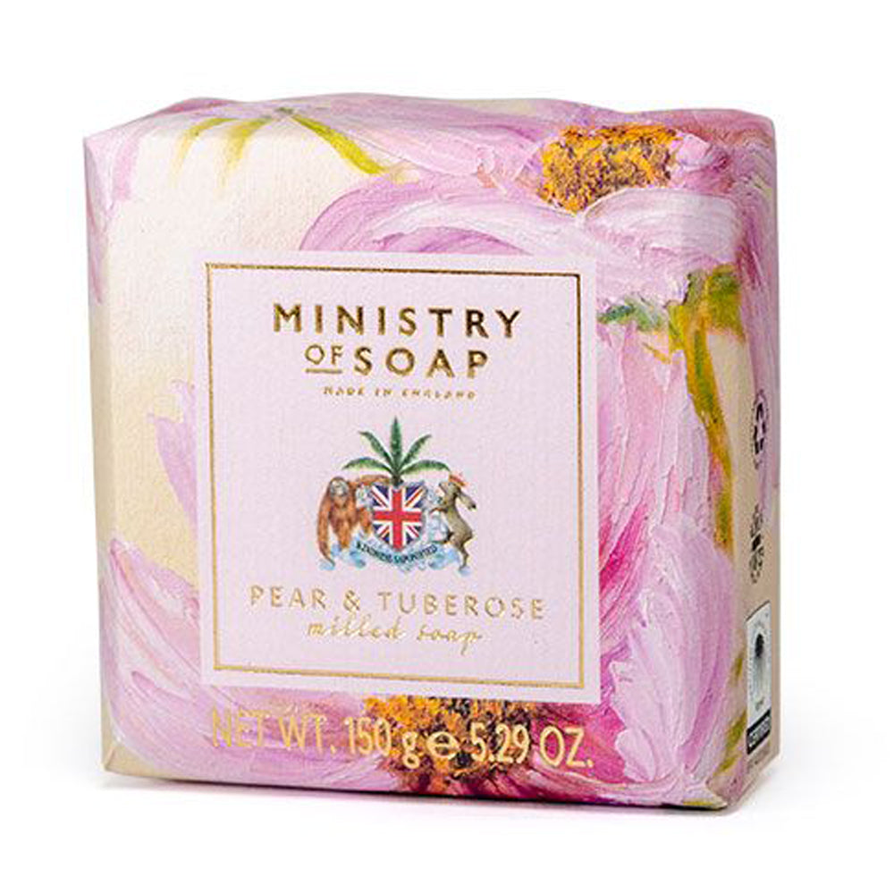 Triple milled soap Pear & Tuberose 150g