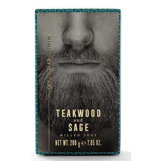 Triple milled soap med Teakwood & sage 200g