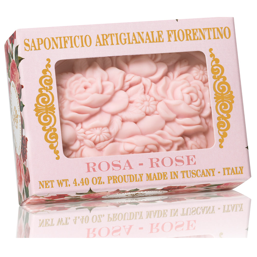 Vegetabilsk sæbe 125g Rose