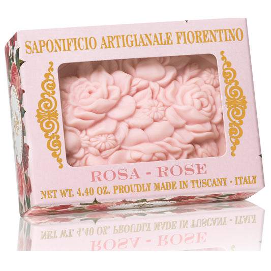Vegetabilsk sæbe 125g Rose