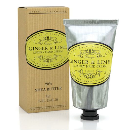 Luxury hand cream ginger lime 75ml.