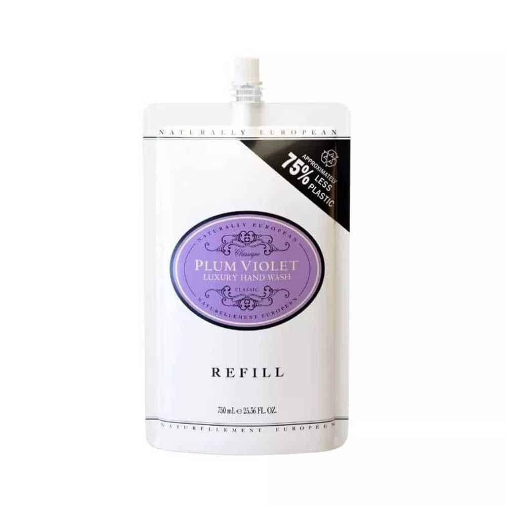 Luxury hand wash refill Plum Violet 750ml