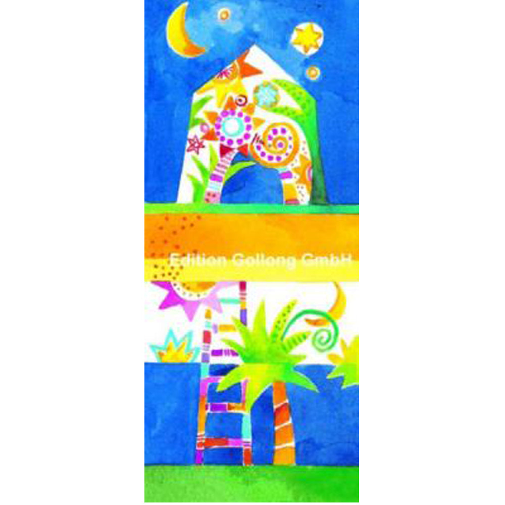 Mini lang kort med kuvert 10-75