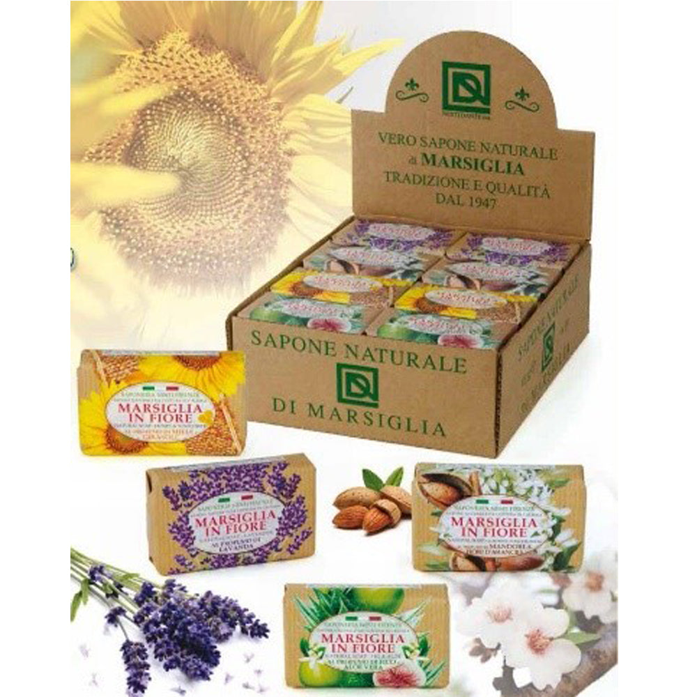 125g Fine natural soap ass display