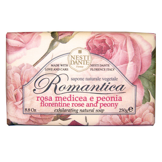 250g Exhilarating natural soap Florentine rose & Peony