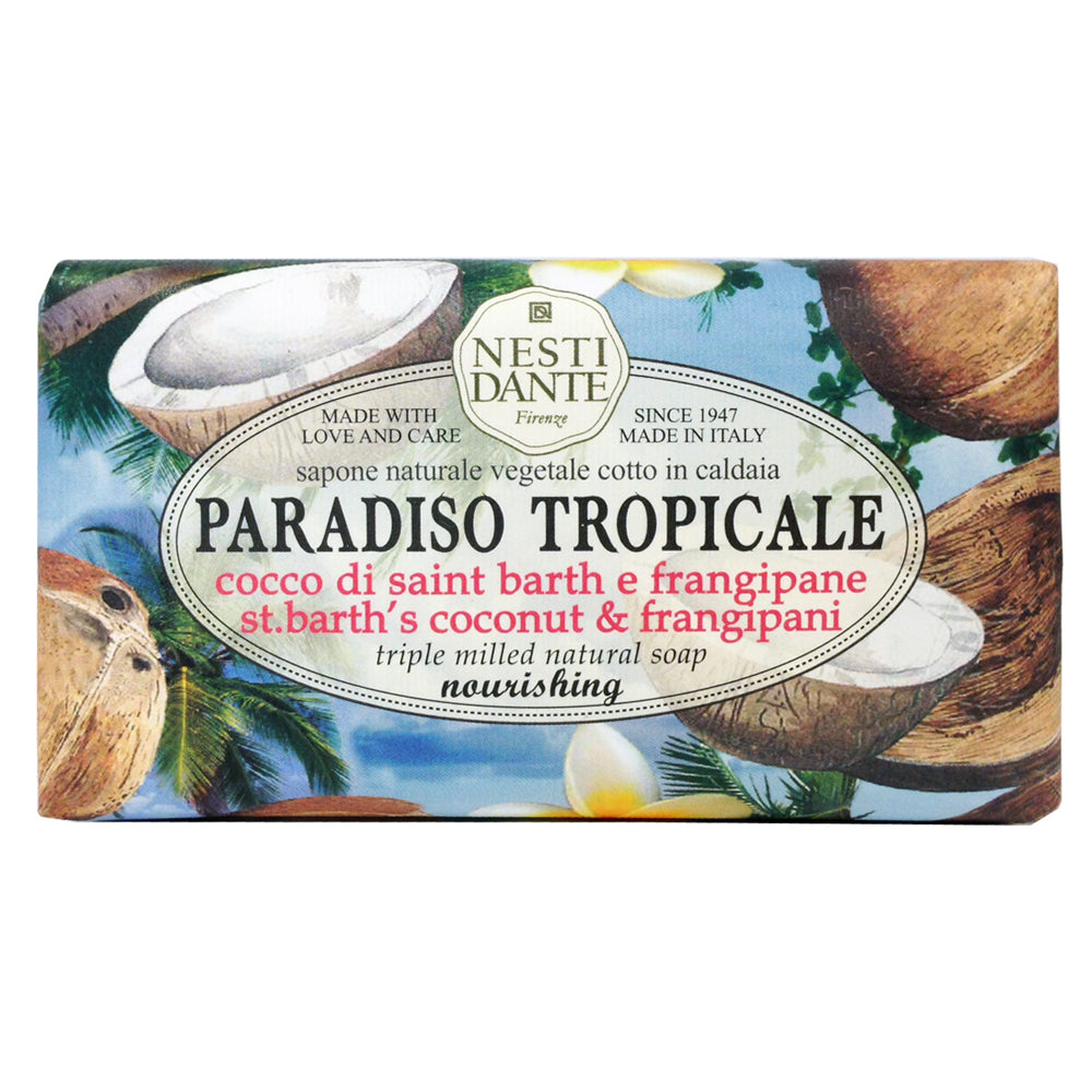250g Fine Natural soap Coconut & Frangipani