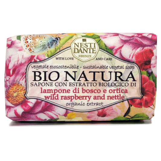 250g Fine natural sæbe Bionatura wild raspberry & nettle