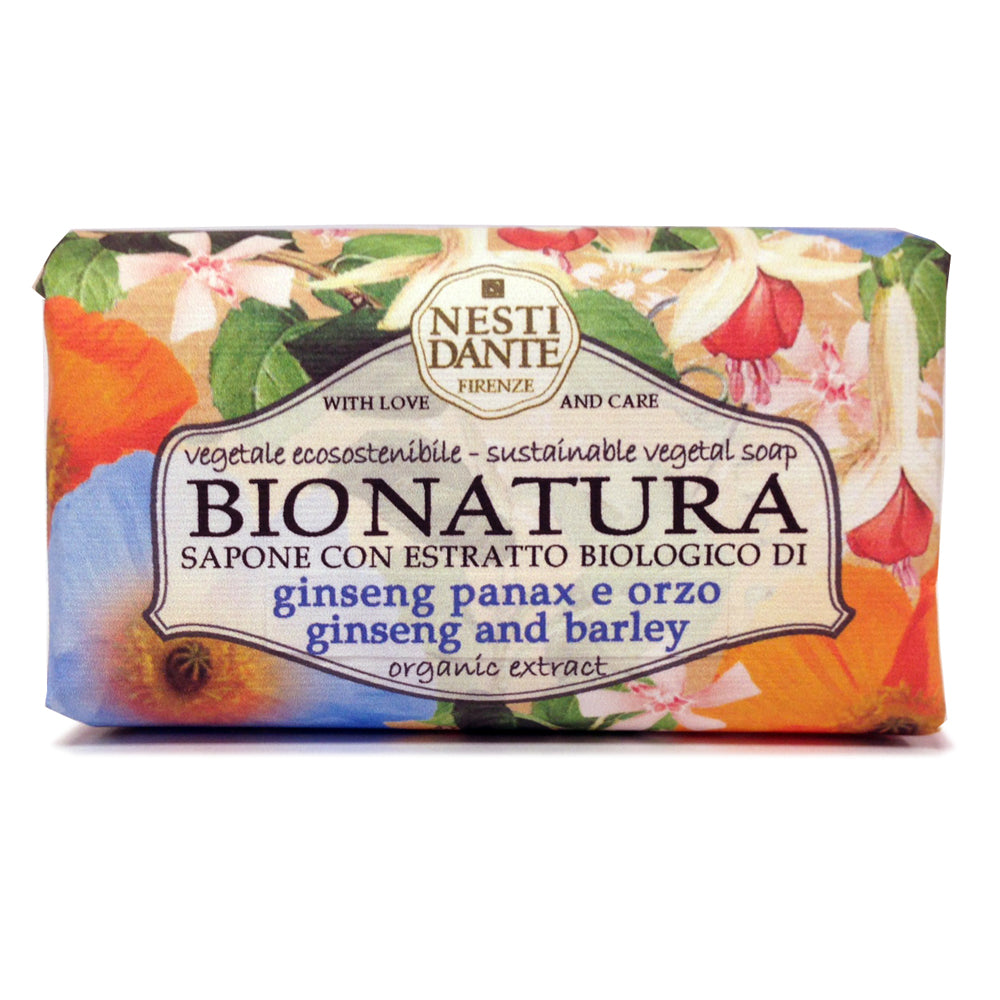 250g Fine natural Bionatura soap ginseng & Barley