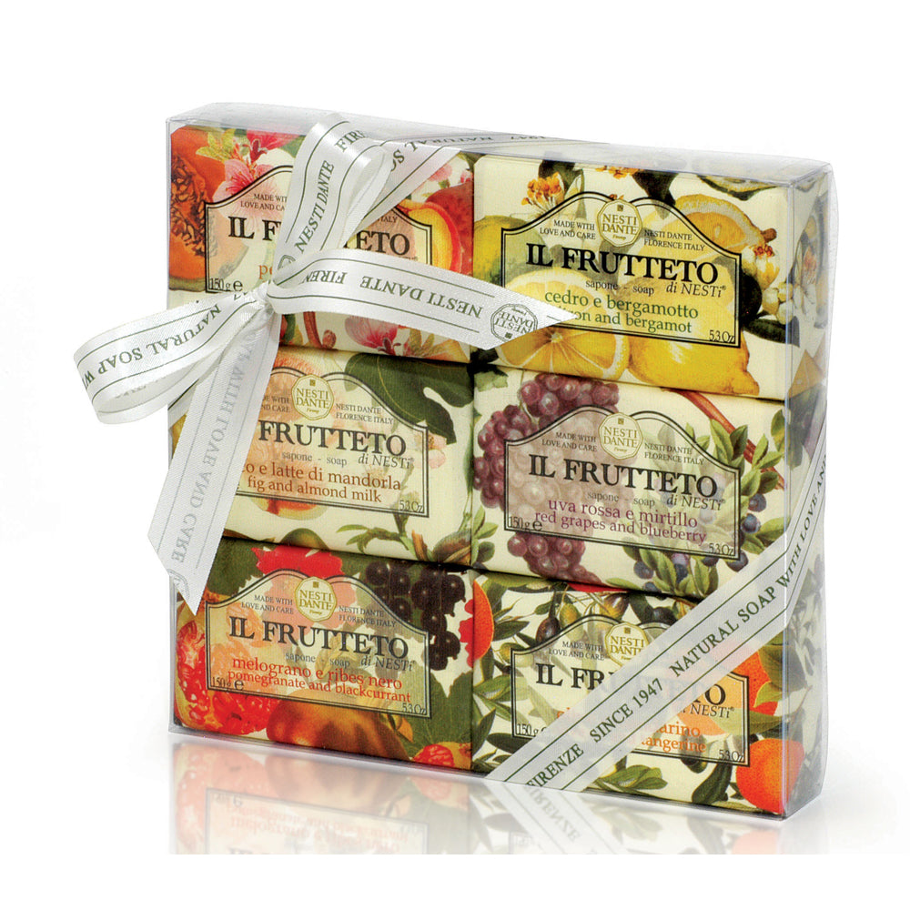 Gavesæt 6 x150g IL Frutetto håndsæber