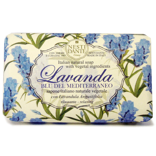 150g Fine Natural soap Lavanda Blue del Mediterraneo