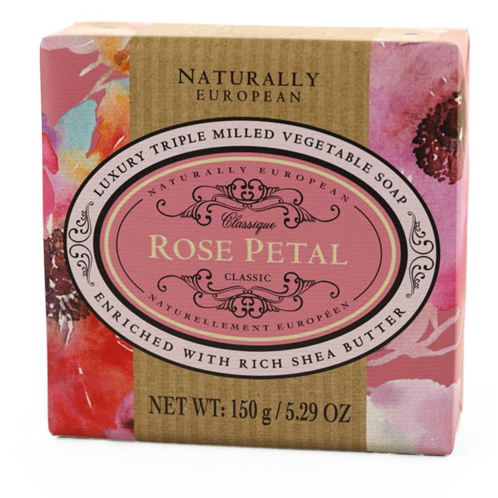 Triple milled soap rose petal 150g