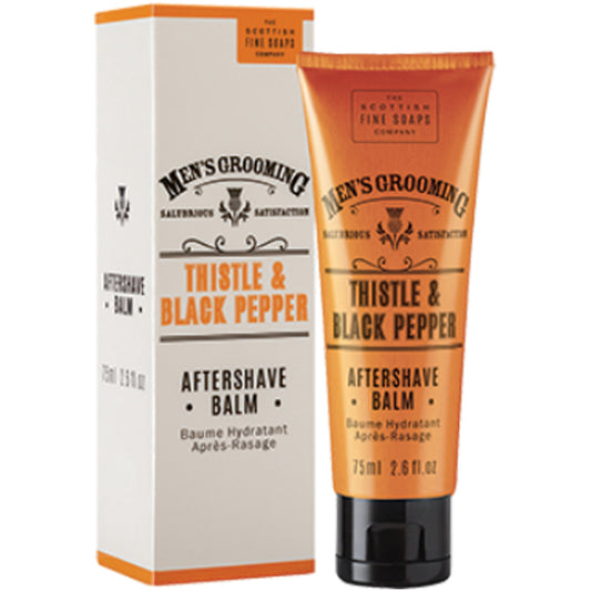 After shave balm 75ml Thistle & black pepper