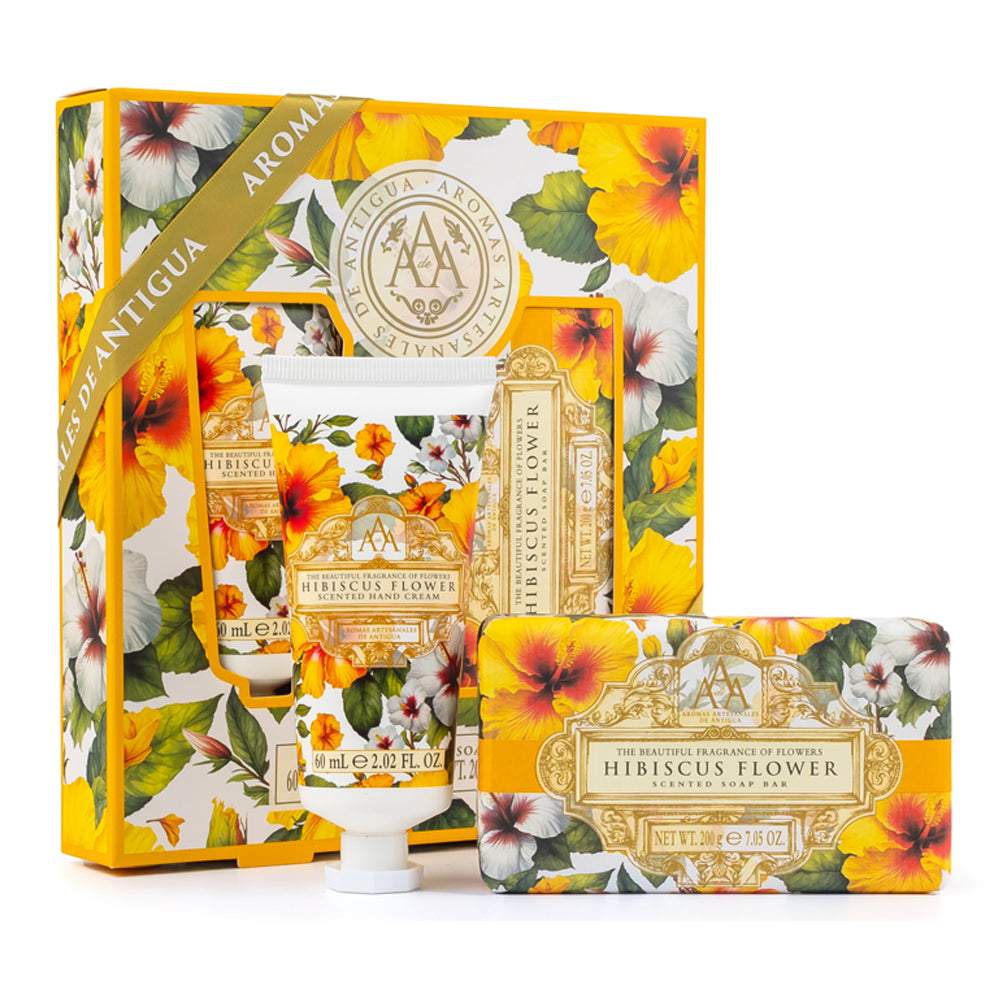 AAA Gavesæt Håndsæbe og Håndcreme Hibiscus