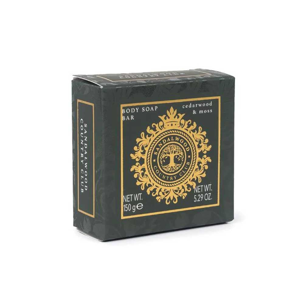 Sandelwood Country Club sæbe bar 150g Cedarwood & Moss