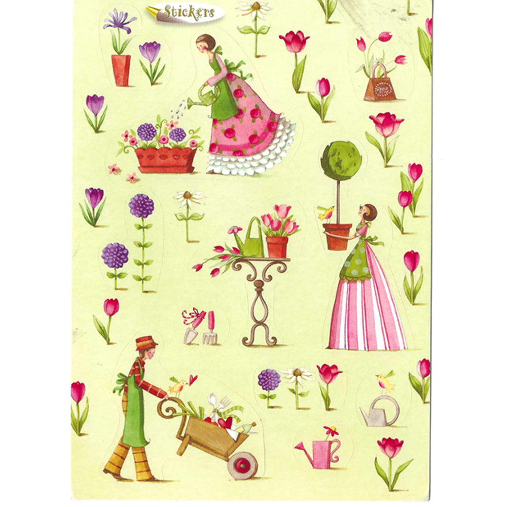 Postkort med klistermærker EG 8-8