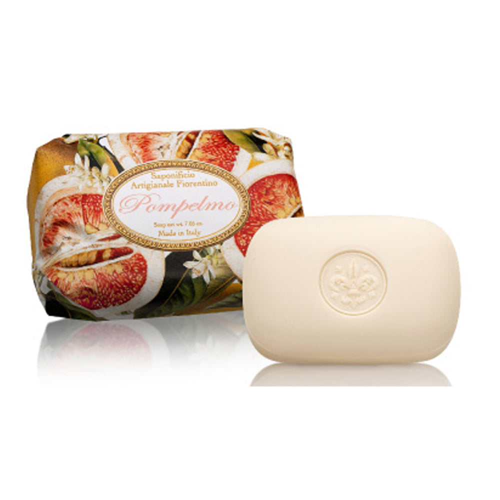 Italienske vegetabilske Grapefrugt sæbe i display 200g