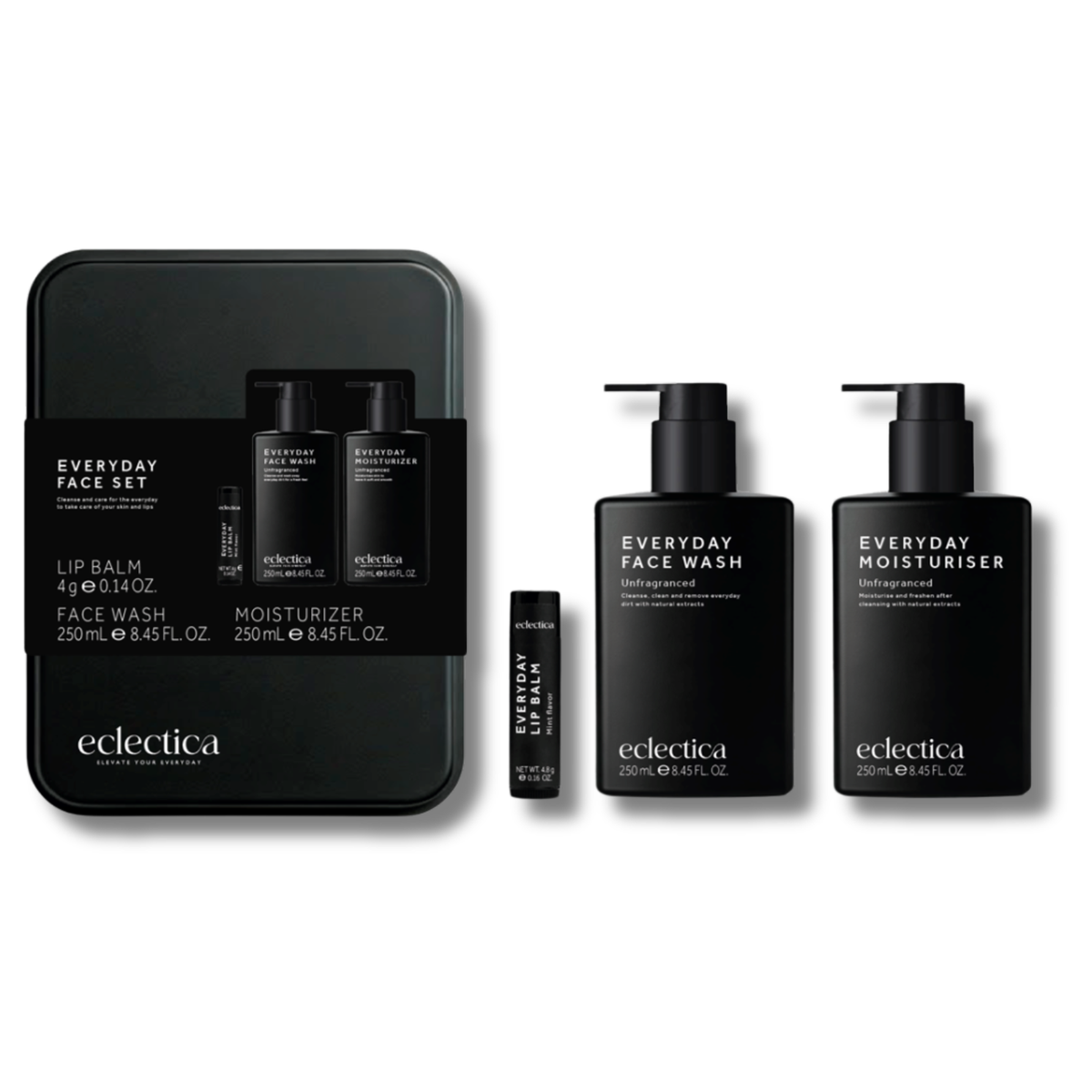 Eclectica Dark matter Tinned Face Care Set 
