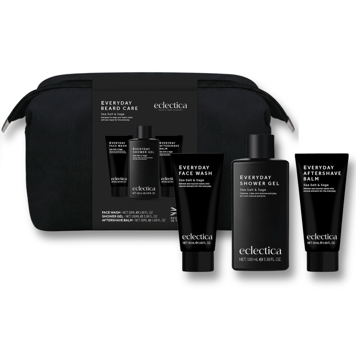 Eclectica Dark Matter Wash Bag Trio Set