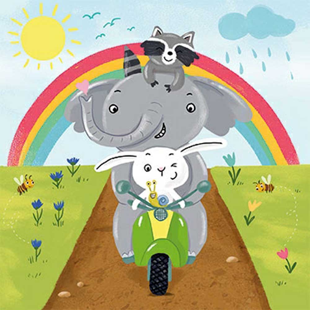 Kvadratisk postkort 12-1882