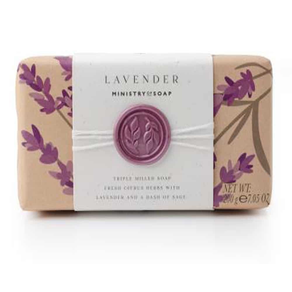 Ministry of Soap Lavender soap bar 200g