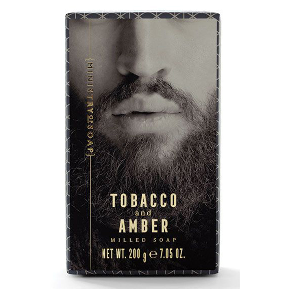 Triple milled soap med Tobacco & Amber 200g