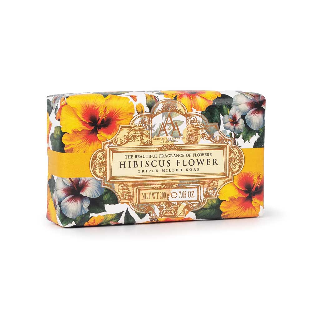 Triple Milled Soap Hibiscus Flower 200g