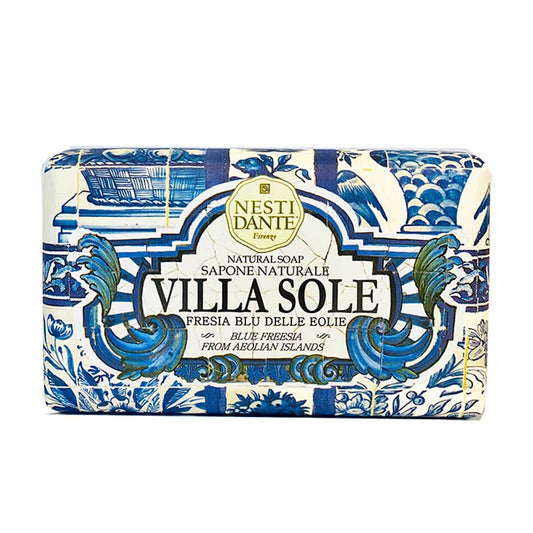 250g Fine natural soap Blue Freesia from The Aeolian Islands