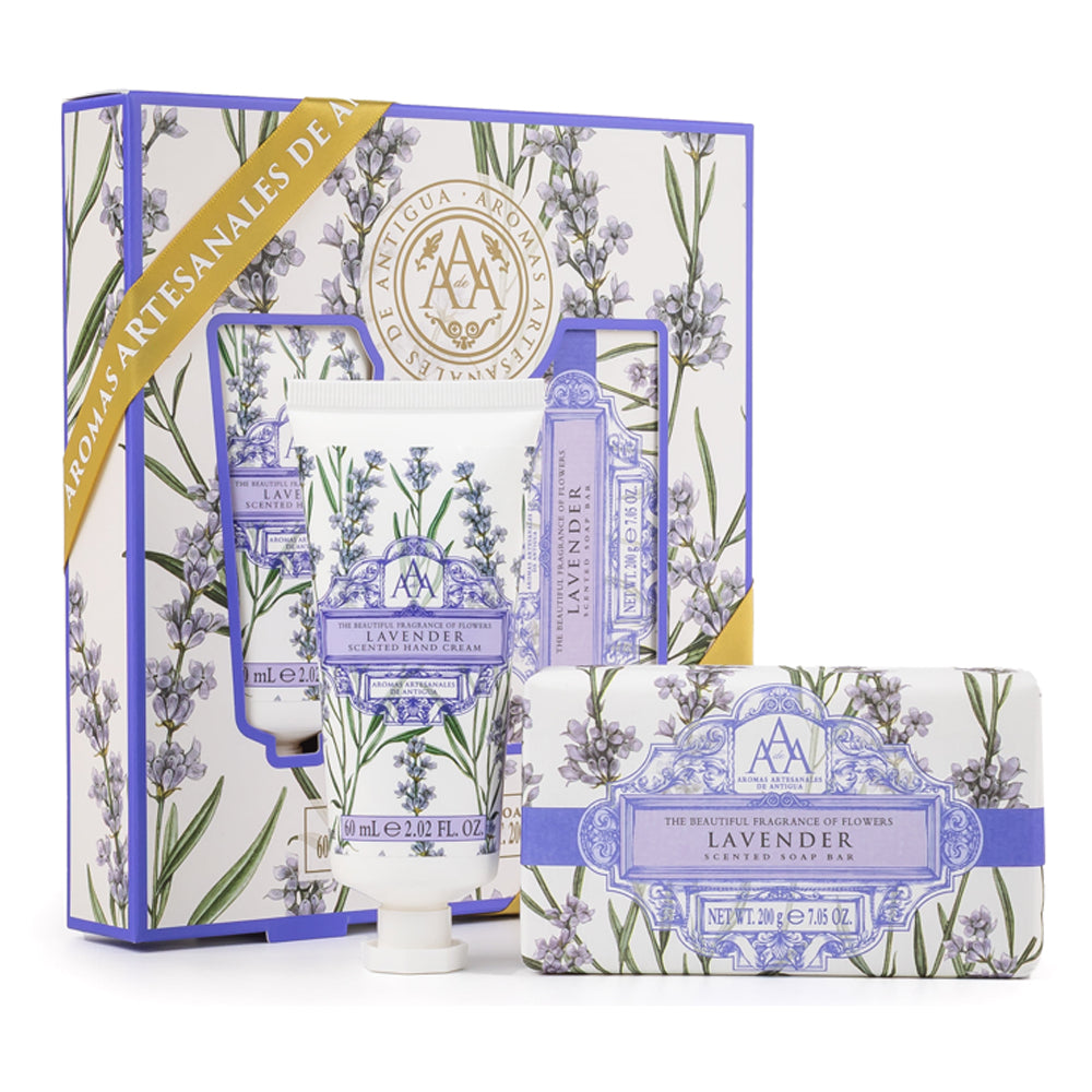 AAA Gavesæt Håndsæbe og Håndcreme Lavendel