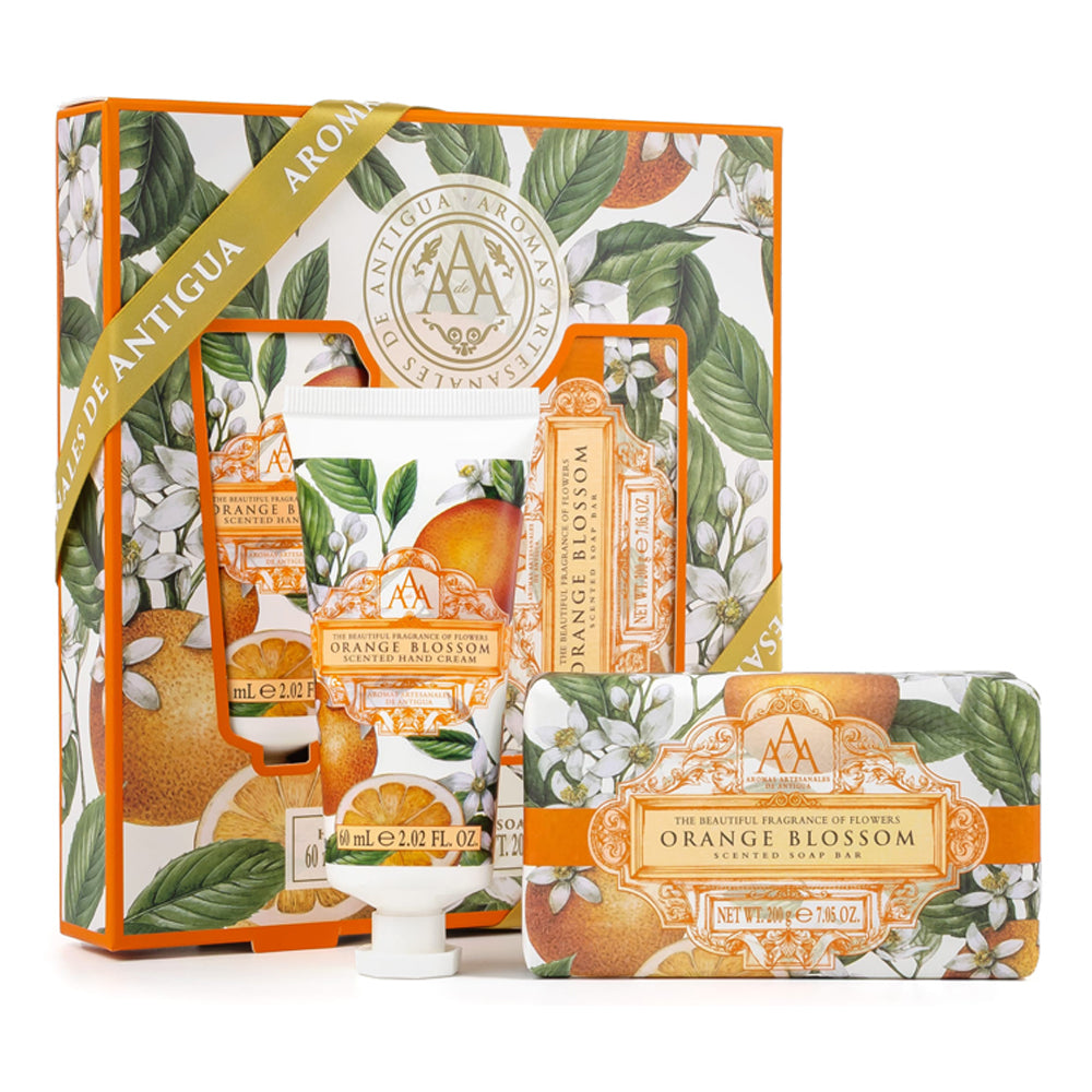 AAA Gavesæt Håndsæbe og Håndcreme Orange Blossom - KOMMER TIL MARTS