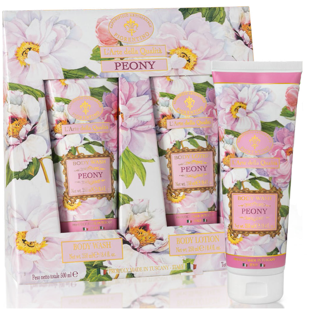 Fiorentino Laguna Blu Body Wash & Body Lotion Peony
