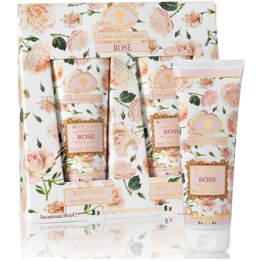 Fiorentino Laguna Blu Body Wash & Body Lotion Rose