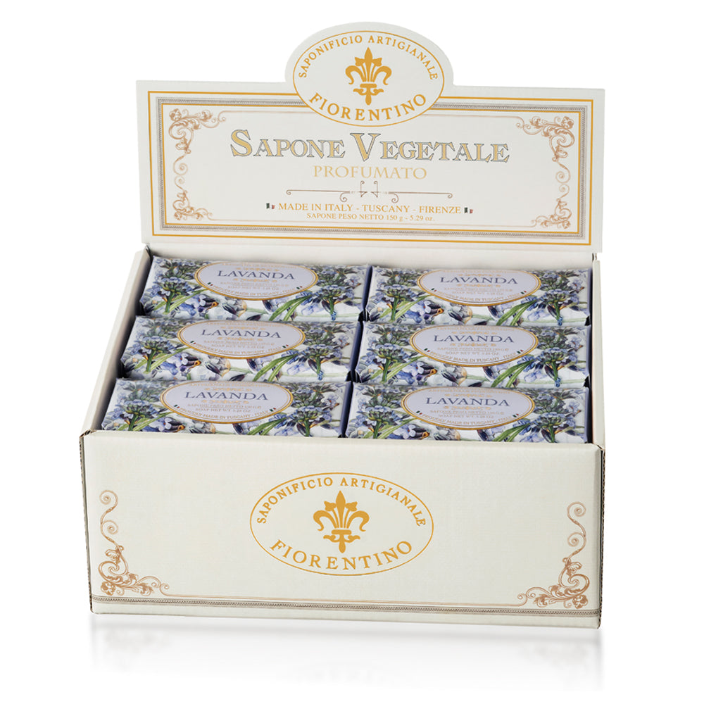 Fiorentino Lavendel Sæber i Display 150g
