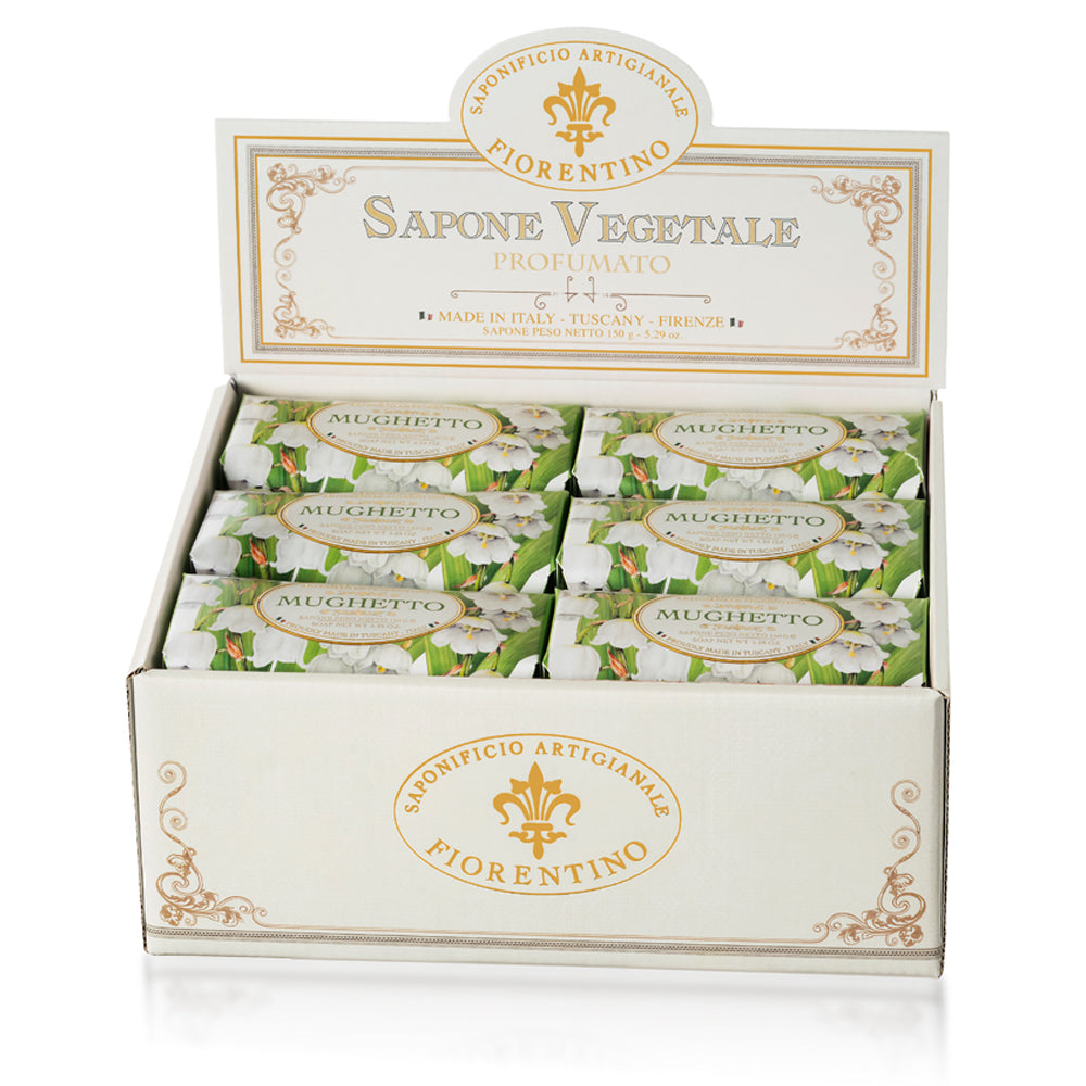 Fiorentino Liljekonval Sæber i Display 150g