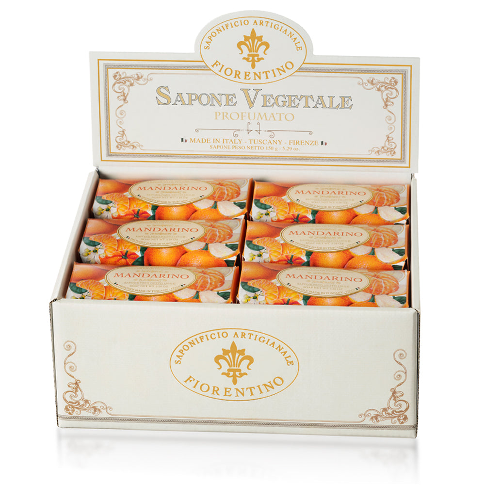 Fiorentino Mandarin Sæber i Display 150g