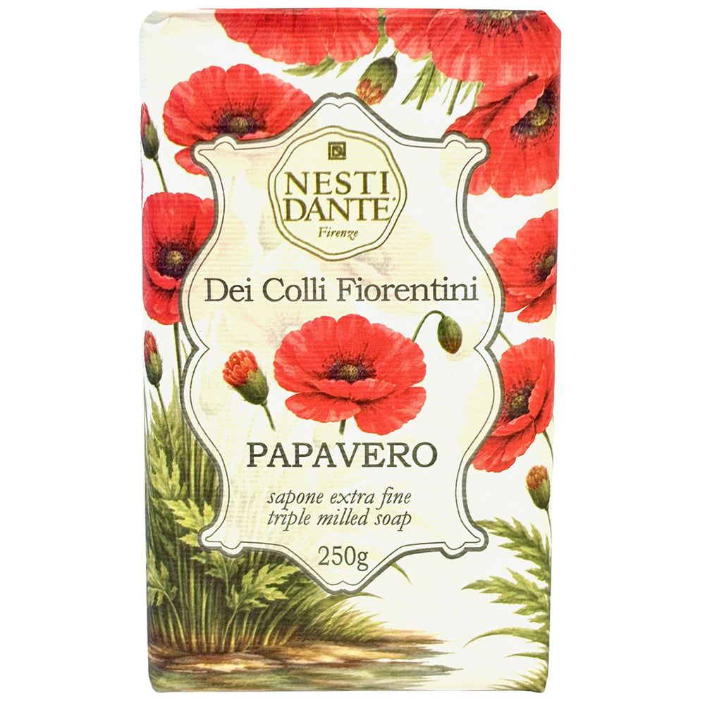 250g Fine Natural Soap Papavero