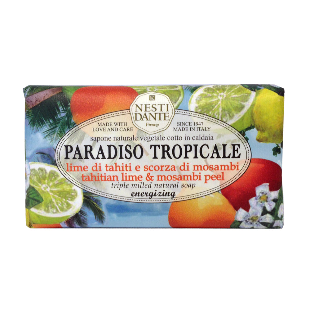 250g Fine Natural Soap Tahitian Lime & Mosambi Peel