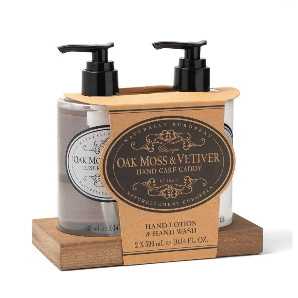 Naturally European Oak Moss & Vetiver Hand Care Set 2x300ml