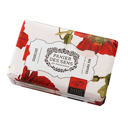 200g Sheabutter sæbe red poppies