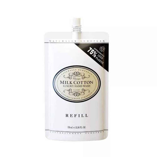 Luxury hand wash refill Milk Cotton 750ml