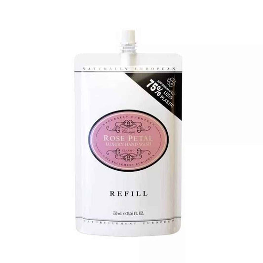Luxury hand wash refill Rose Petal 750ml