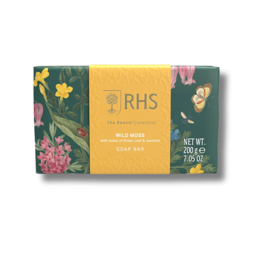 RHS The Rewild Collection Soap Bar Wild Moss 200g